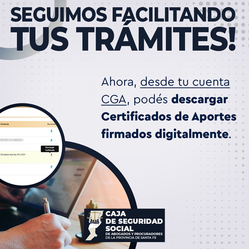 Nuevo Servicio - Descarga de Certificado de Aportes desde el CGA