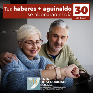 Cobro de Haberes+Aguinaldo - 30 de Junio