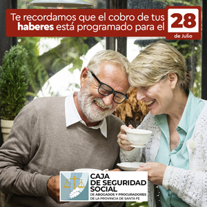 Cobro de Haberes - 28 de Julio