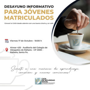 Desayuno Informativo para Jóvenes Matriculados (Rafaela)