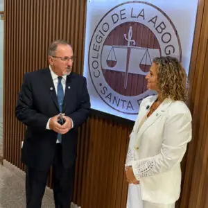 Acto de asunción de las nuevas autoridades Colegio de la Abogacía de Santa Fe