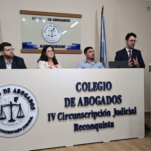 Visita al Colegio de Abogados de Reconquista